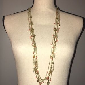 White House Black Market layered necklace